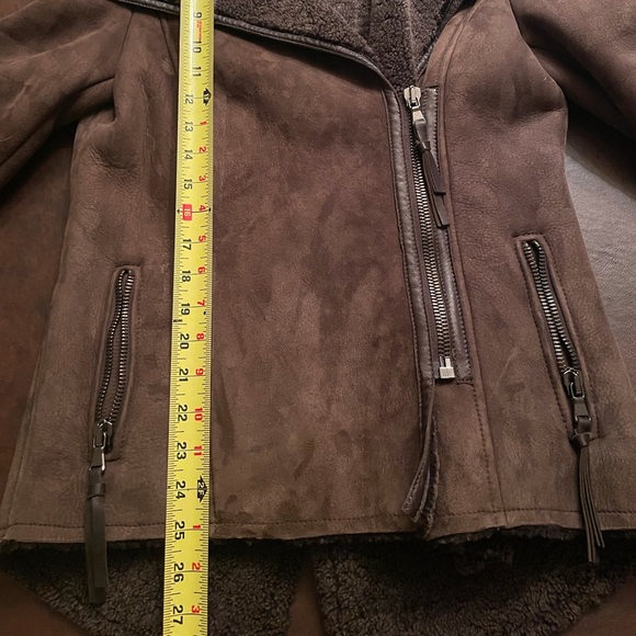 Wrap London women's 100% lamb skin jacket with 100% shearling interior. - Picture 10 of 15